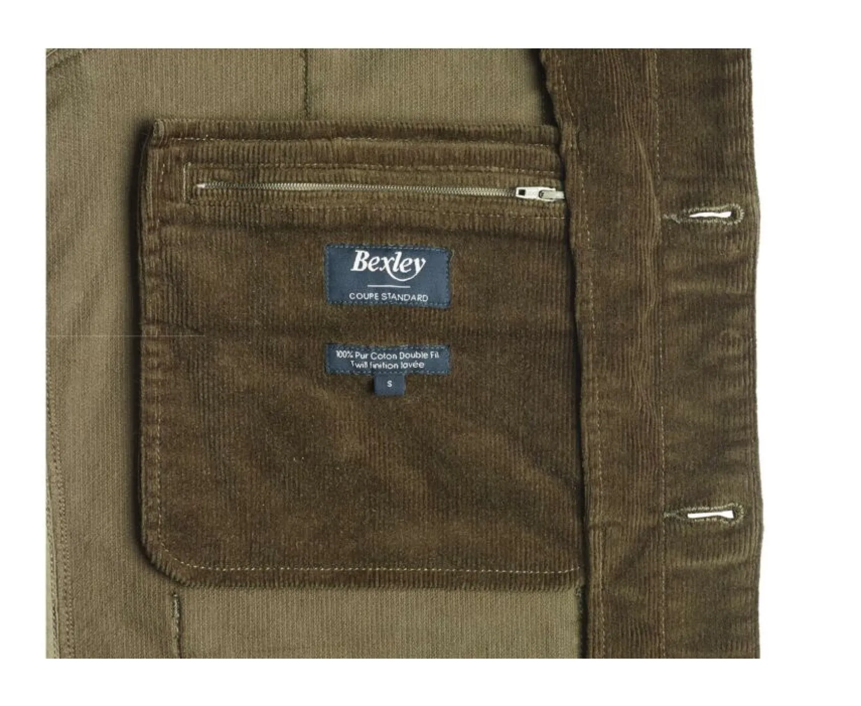 Bexley | Men'S Corduroy Jacket Fidelien Olive