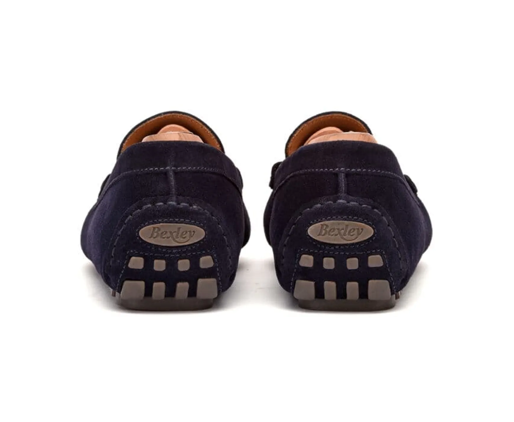 Bexley Moccasins | Men'S Driving Moccasins Ferguson Navy Suede