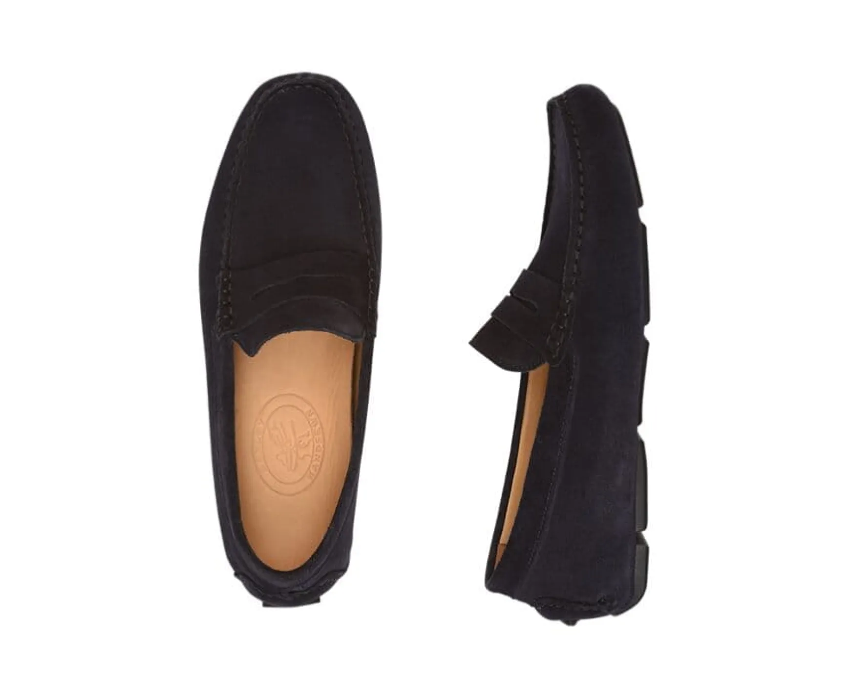 Bexley Moccasins | Men'S Driving Moccasins Seacrest Ii Navy Suede