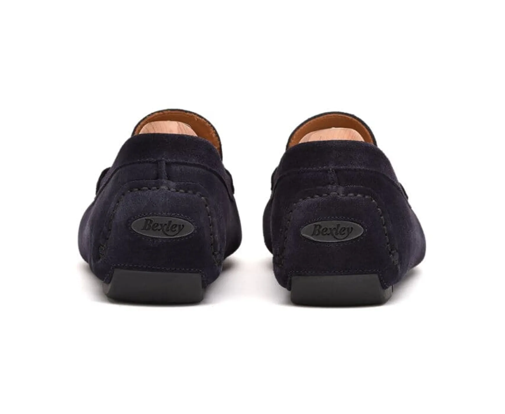 Bexley Moccasins | Men'S Driving Moccasins Seacrest Ii Navy Suede