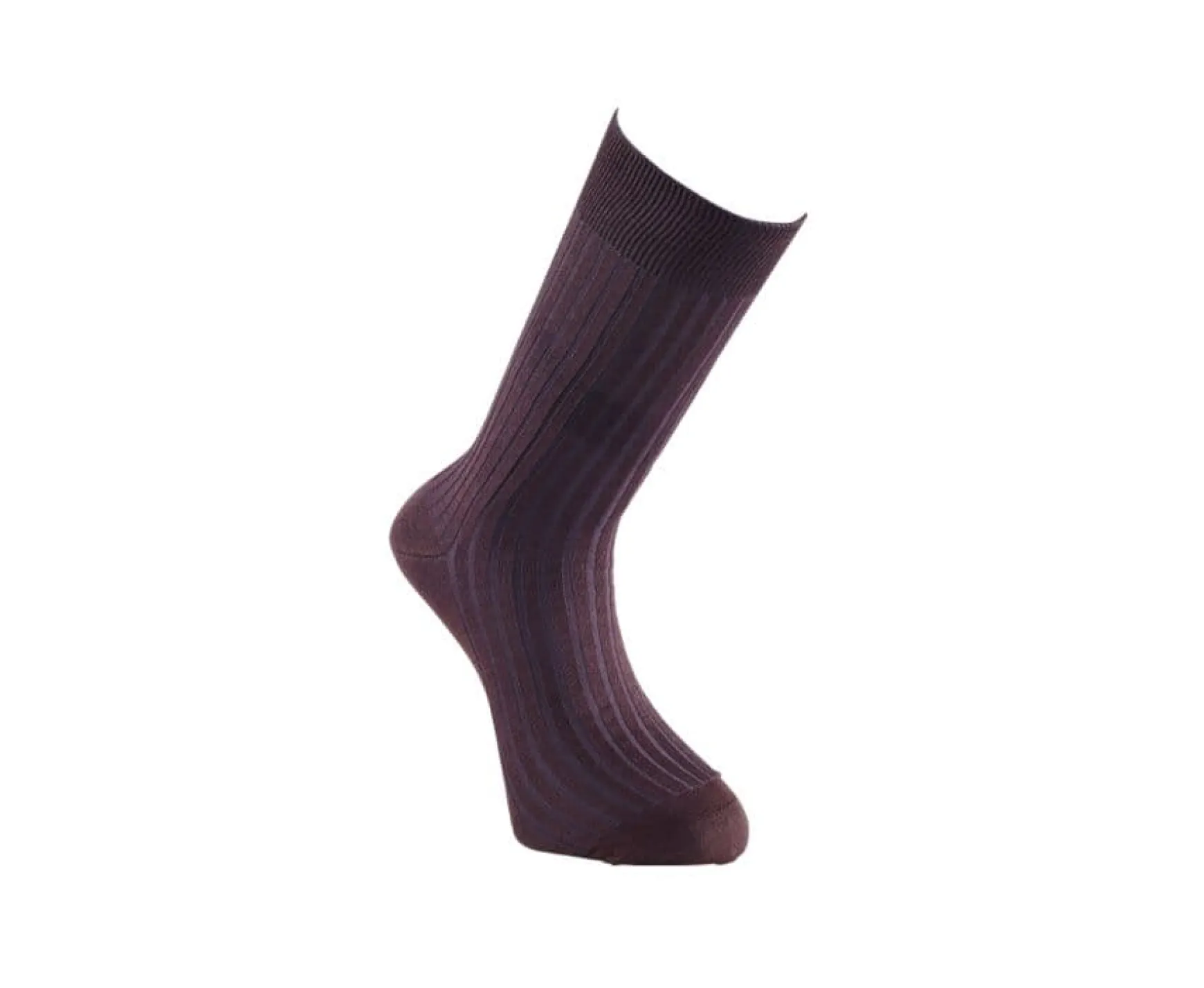 Bexley | Men'S Havana & Liquorice Mercerised Cotton Socks Havane Et Reglisse