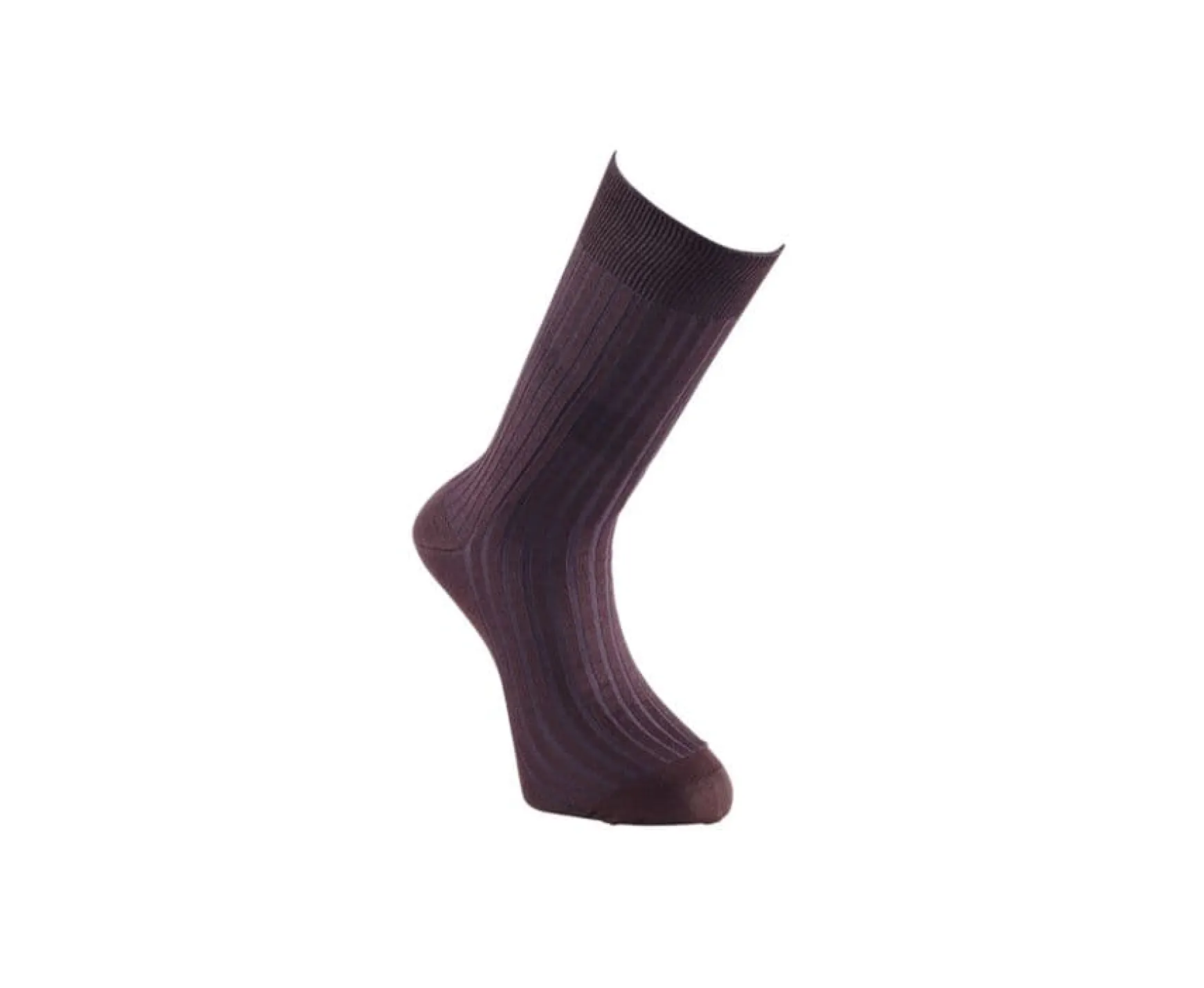 Bexley | Men'S Havana & Liquorice Mercerised Cotton Socks Havane Et Reglisse
