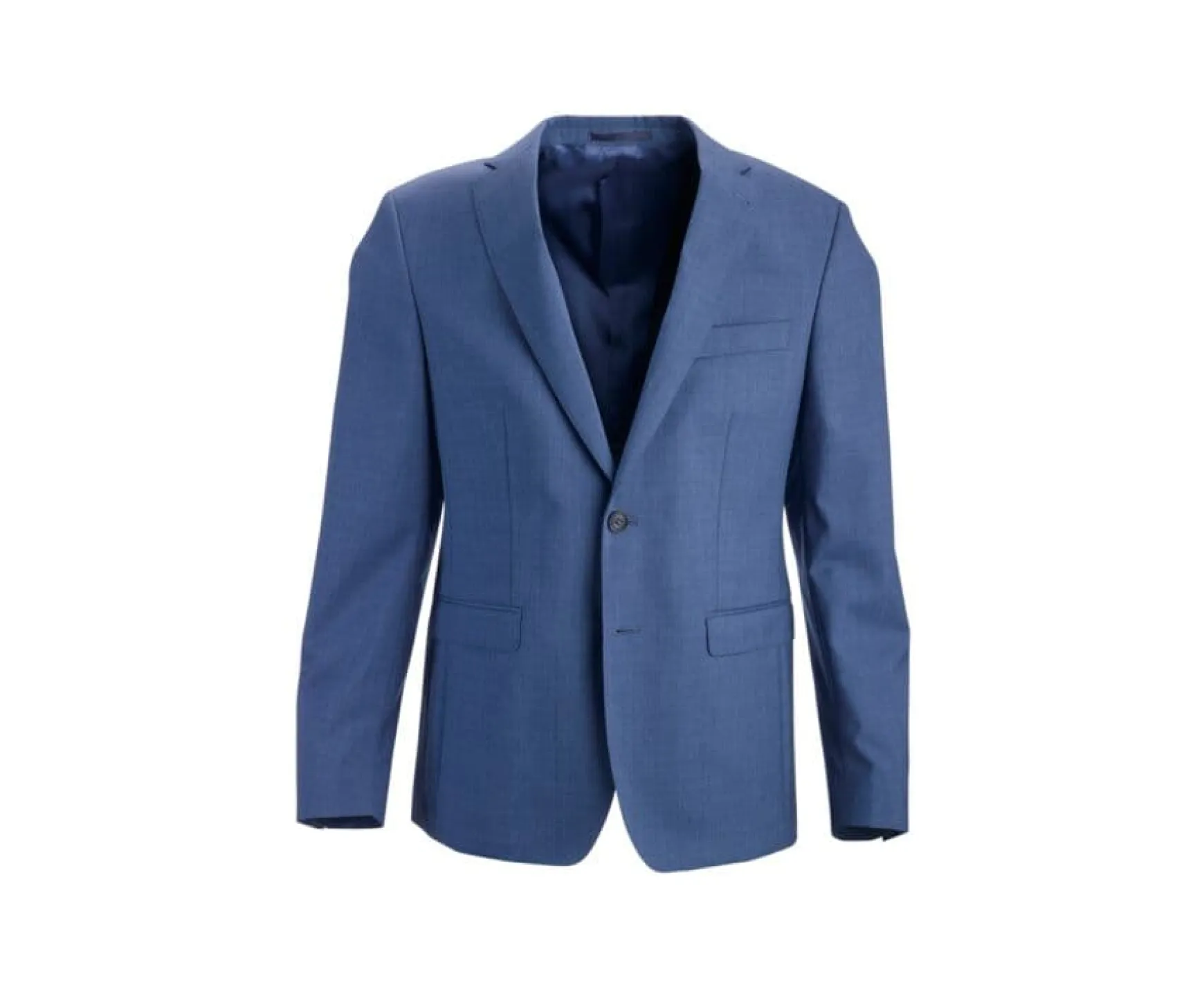 Bexley | Men'S Light Blue Melange Suit Jacket Lazare Light Azul Melange