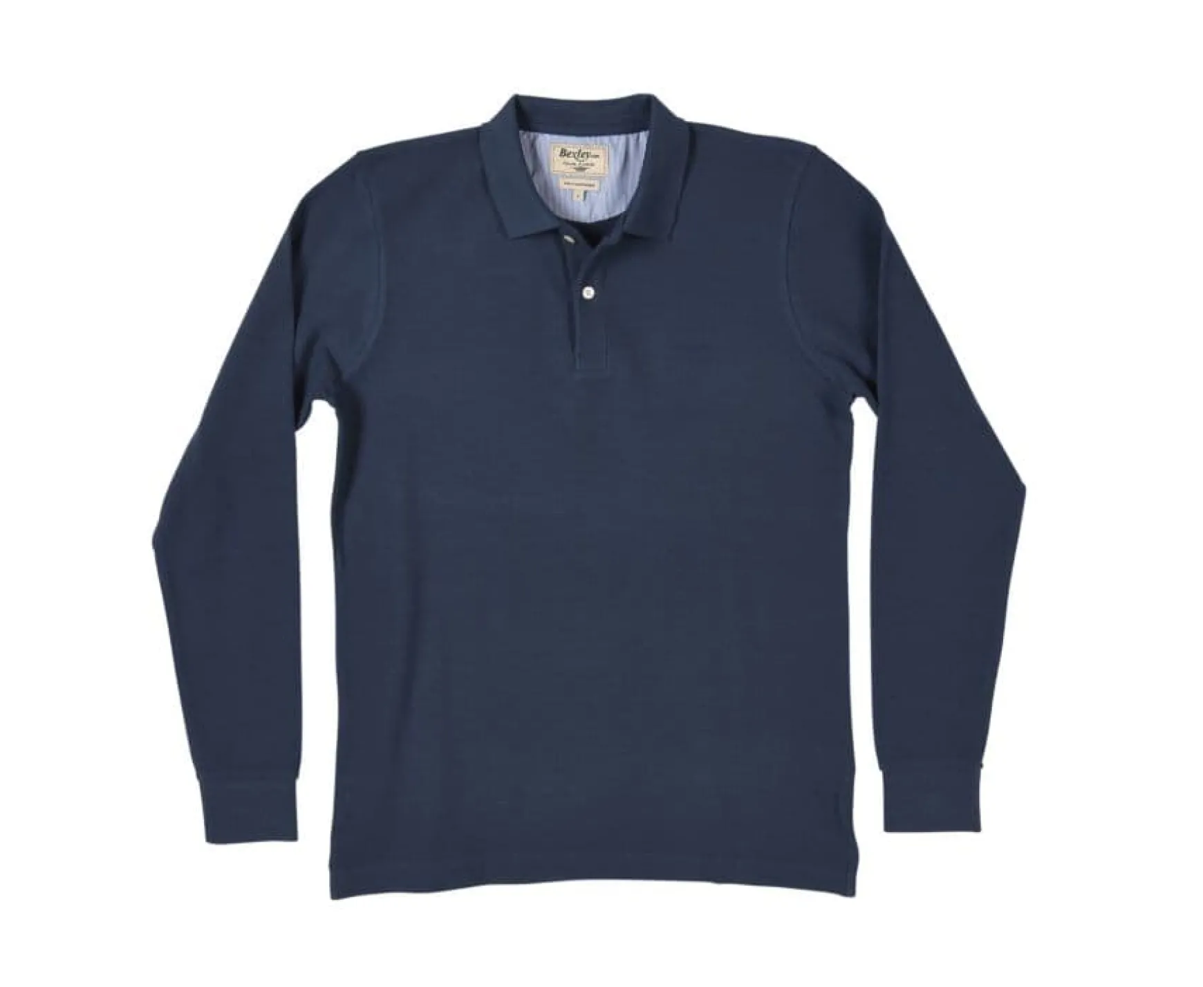 Bexley Long Sleeves Polo Shirts | Men'S Long Sleeve Polo Shirt Andy Ii Ml Blue