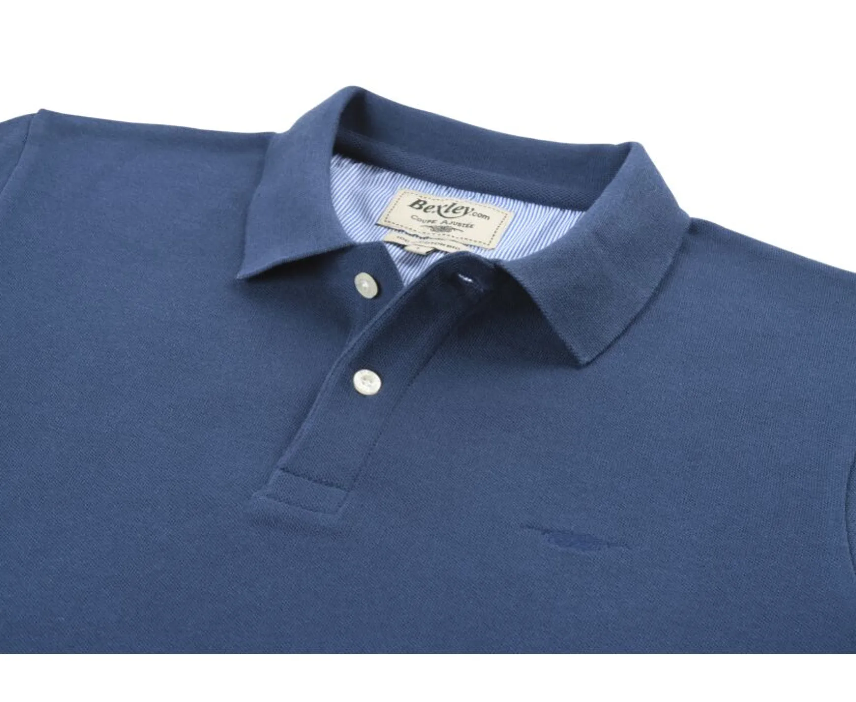 Bexley Long Sleeves Polo Shirts | Men'S Long Sleeve Polo Shirt Andy Ii Ml Blue