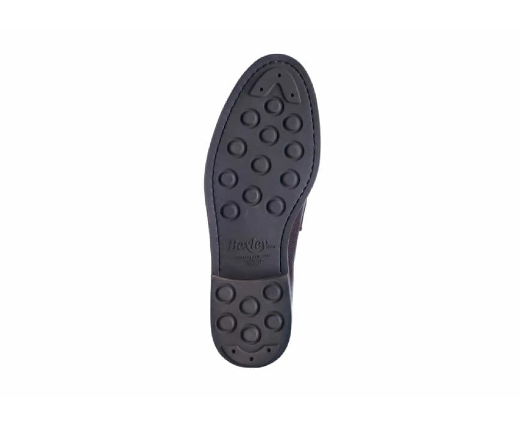 Bexley Comfort Shoes | Men'S Penny Loafers Wemic Gomme City Chocolate Grained Leather