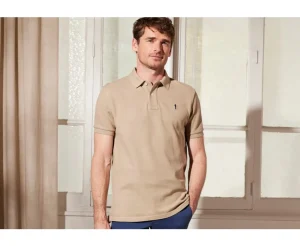 Bexley Adjusted Fit | Men'S Polo Shirt Andy Ii Beige