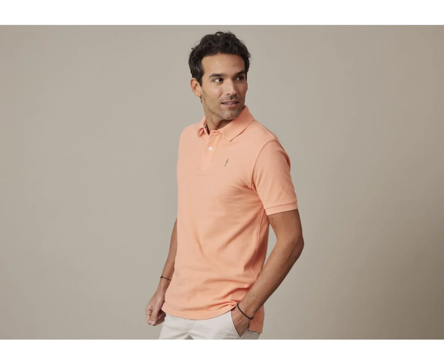 Bexley Adjusted Fit | Men'S Polo Shirt Andy Ii Light Coral