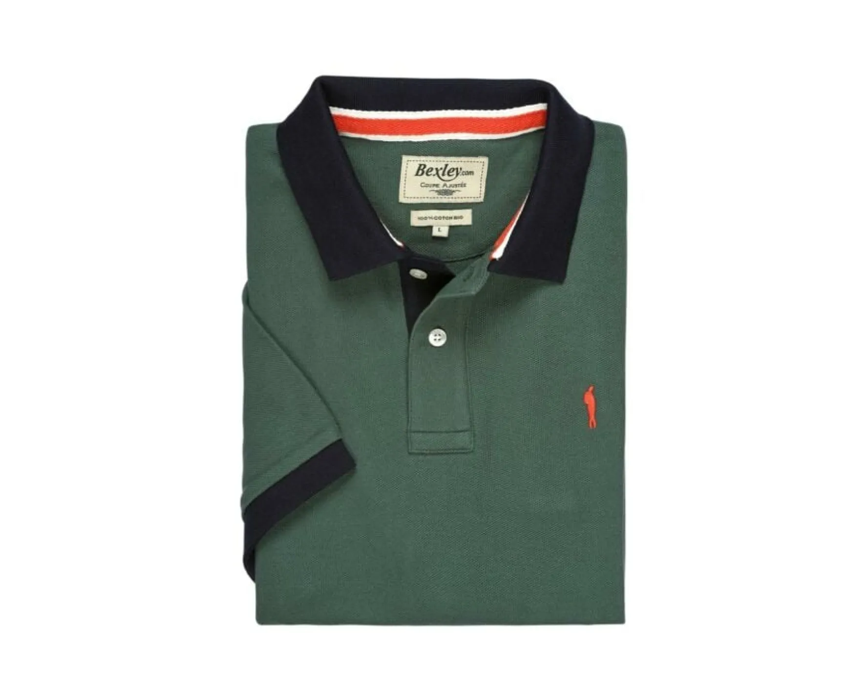 Bexley Adjusted Fit | Men'S Polo Shirt Ardley Dark Green And Navy
