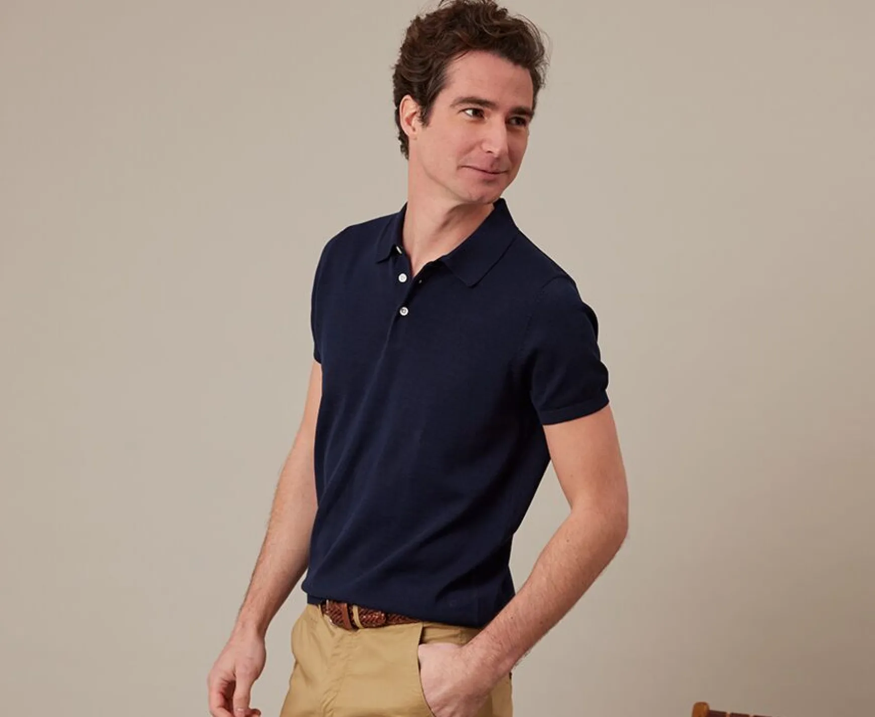 Bexley Adjusted Fit | Men'S Polo Shirt Braiden Navy