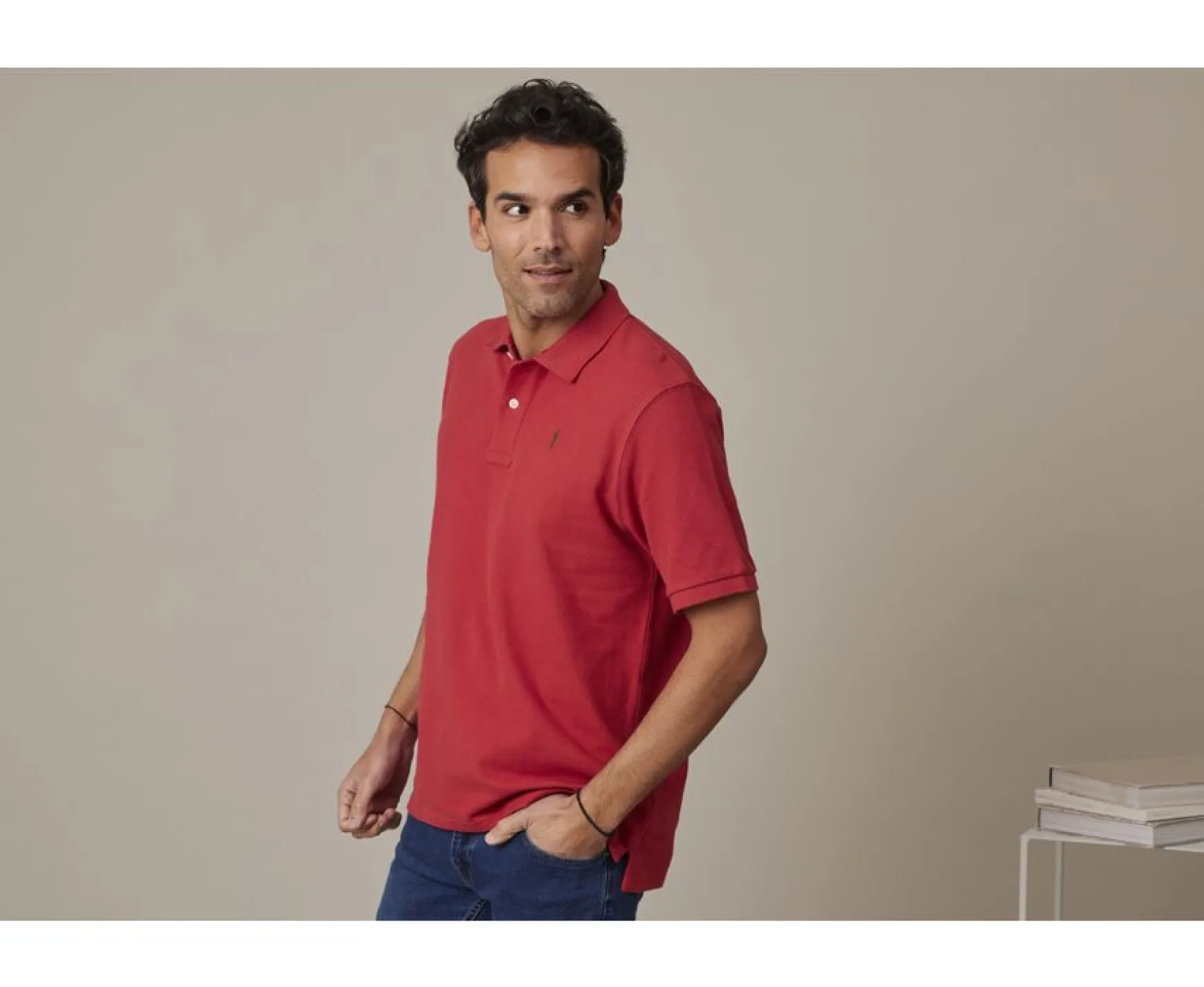 Bexley Comfort Fit | Men'S Polo Shirt Gareth Deep Red