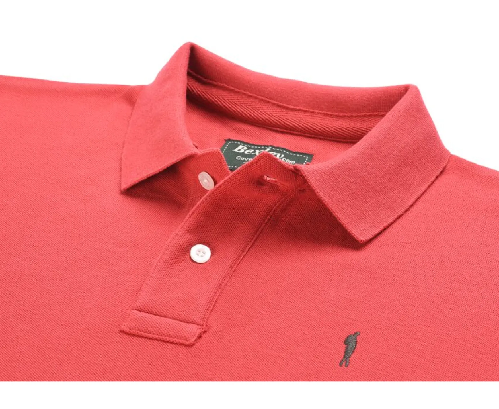 Bexley Comfort Fit | Men'S Polo Shirt Gareth Deep Red
