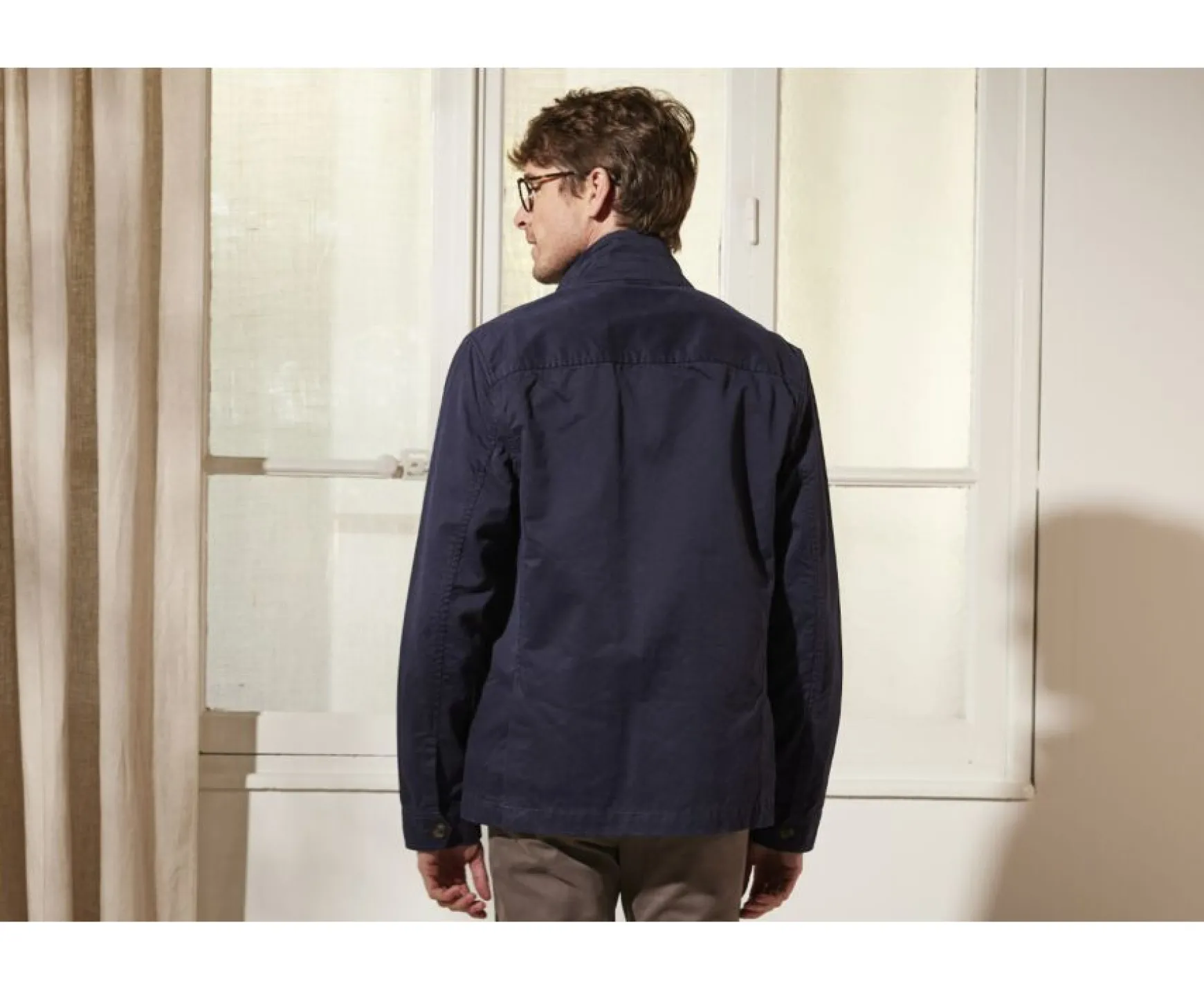 Bexley | Men'S Safari Jacket Falbert Dark Navy