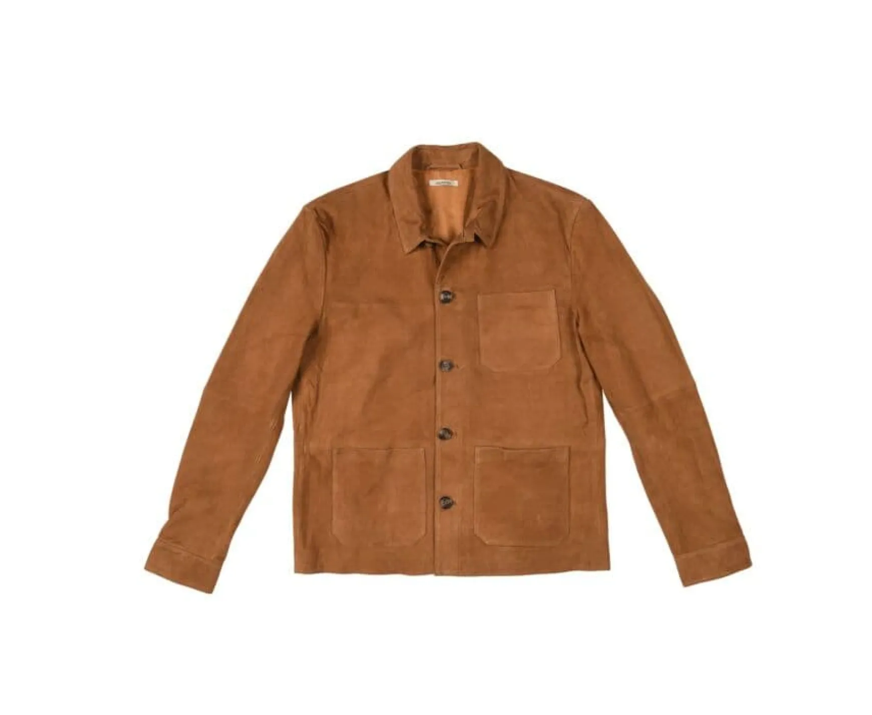 Bexley | Men'S Suede Leather Jacket Faustin Caramel