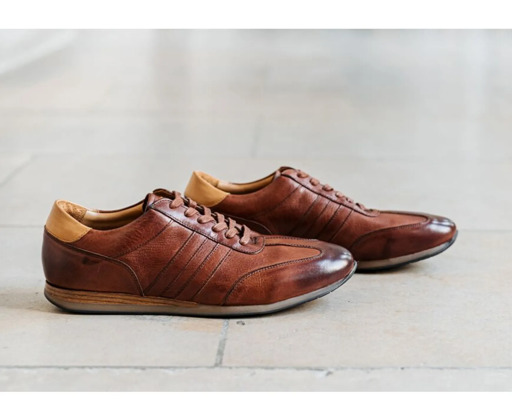 Bexley Trainers & Sneakers | Men'S Trainers - Bockara | Patina Chocolate