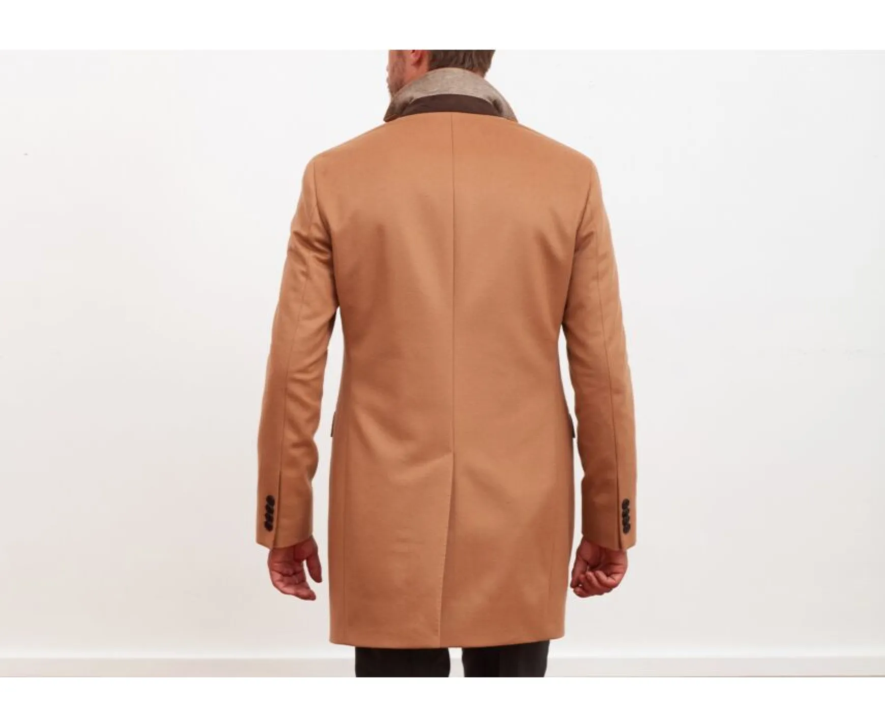 Bexley | Men'S Winter Cashmere Wool Coat Honore Ii Camel