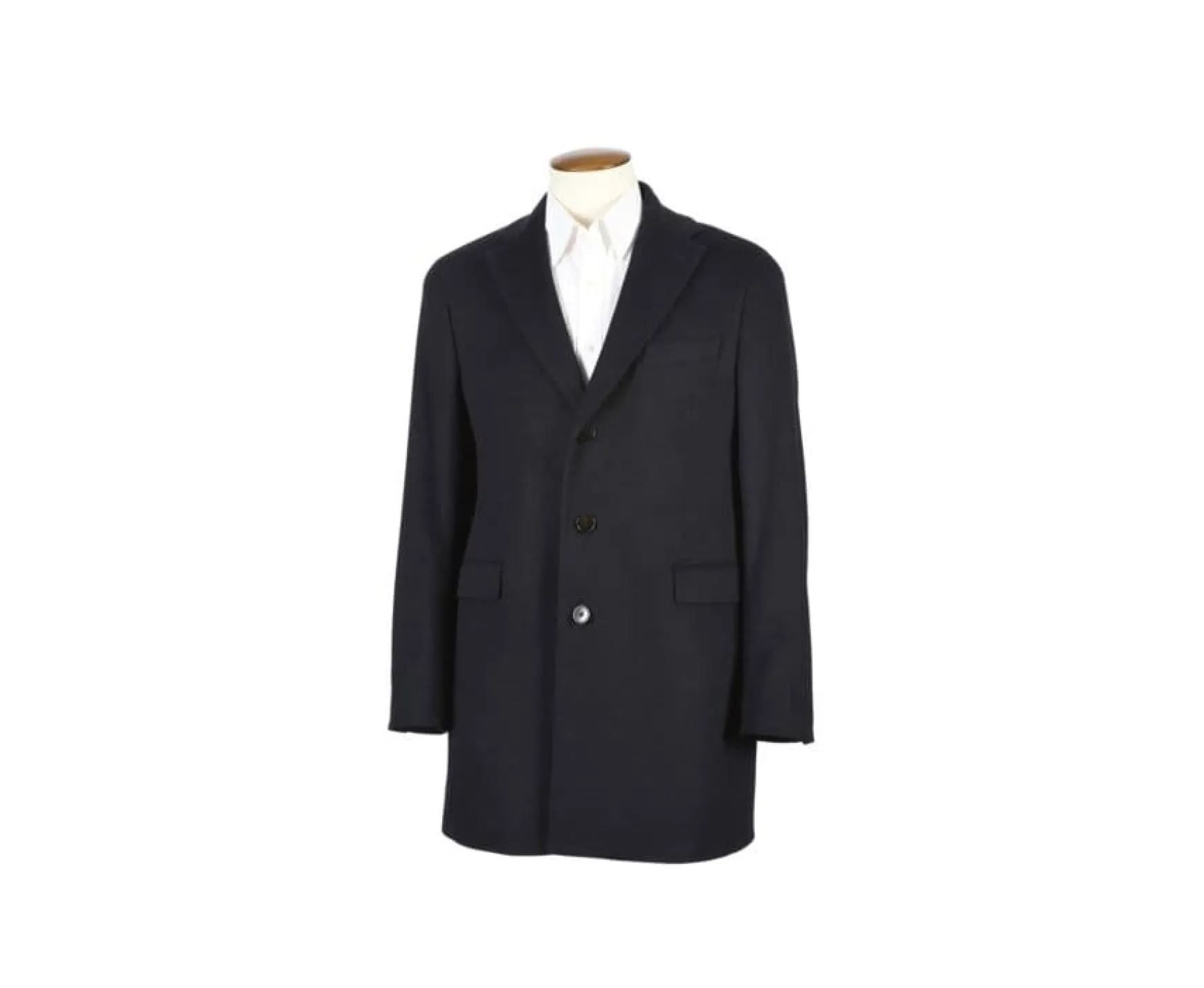 Bexley | Men'S Winter Cashmere Wool Coat Honore Ii Navy