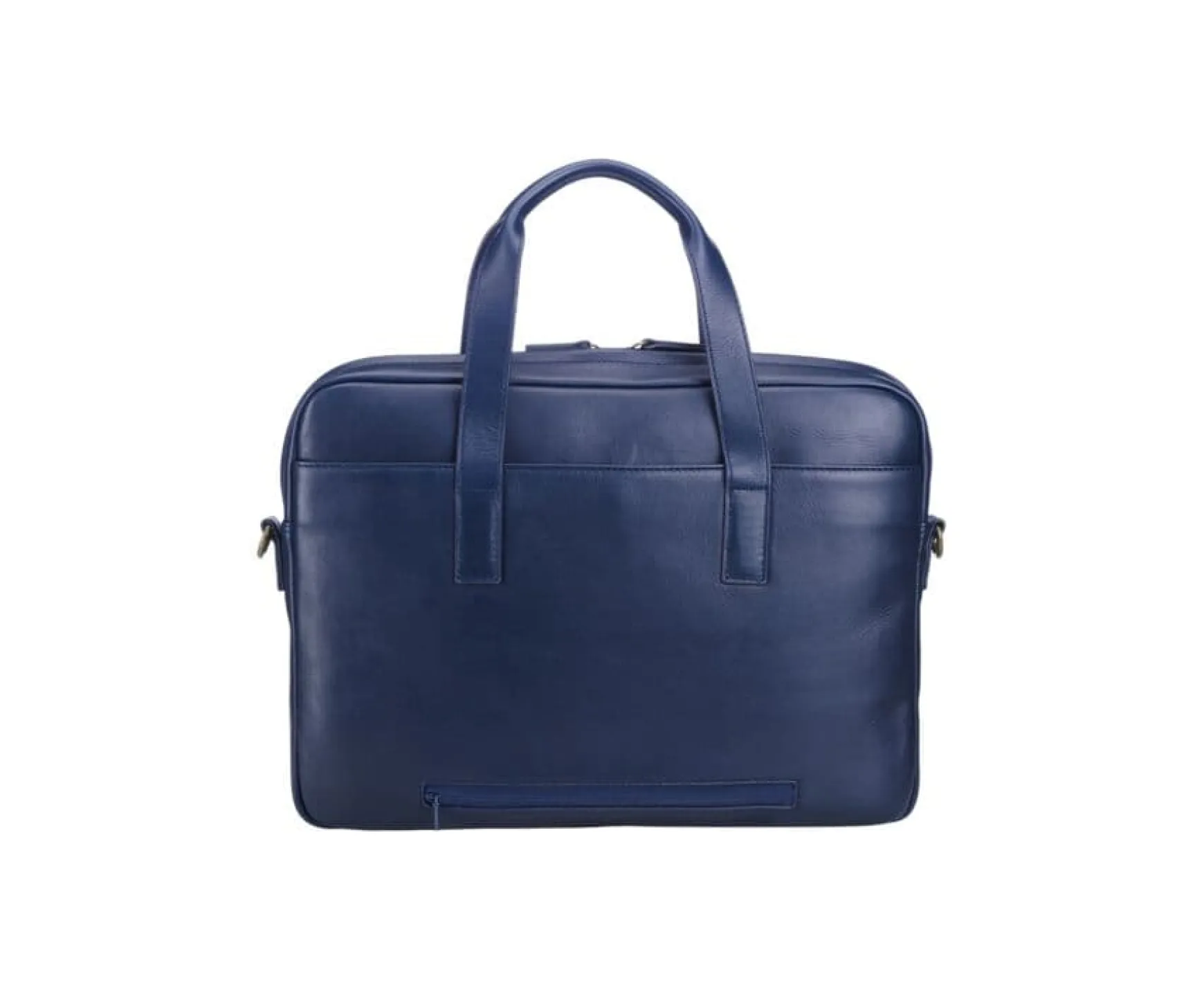 Bexley | Navy Men'S Leather Briefcase - Harwinton | Navy Leather