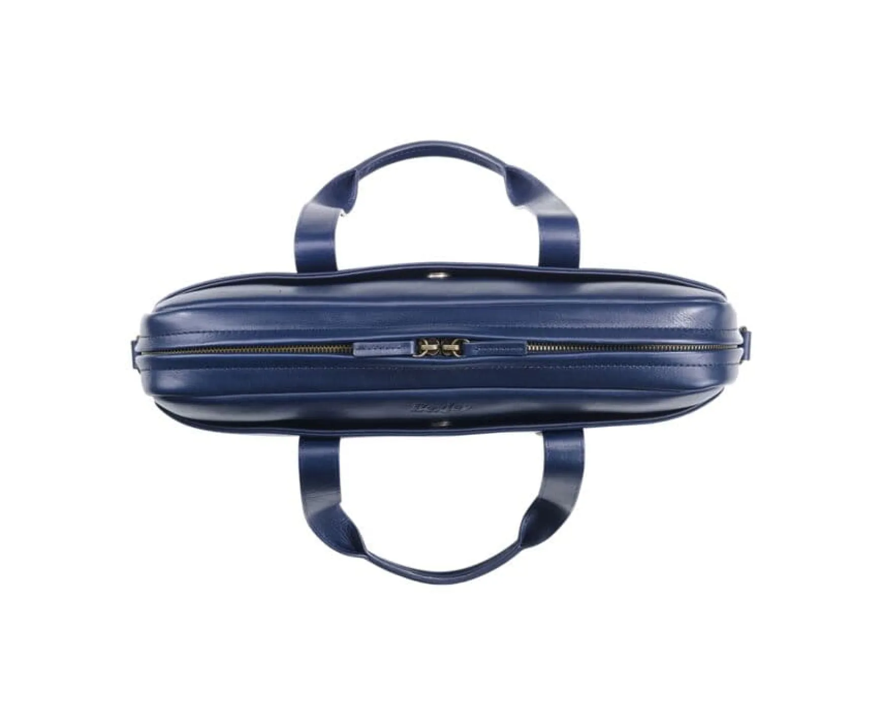 Bexley | Navy Men'S Leather Briefcase - Harwinton | Navy Leather