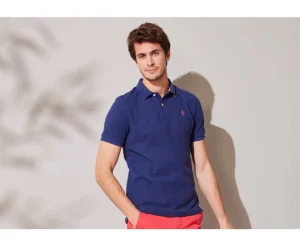 Bexley Adjusted Fit | Navy Men'S Polo Shirt Andy Ii Navy Blue