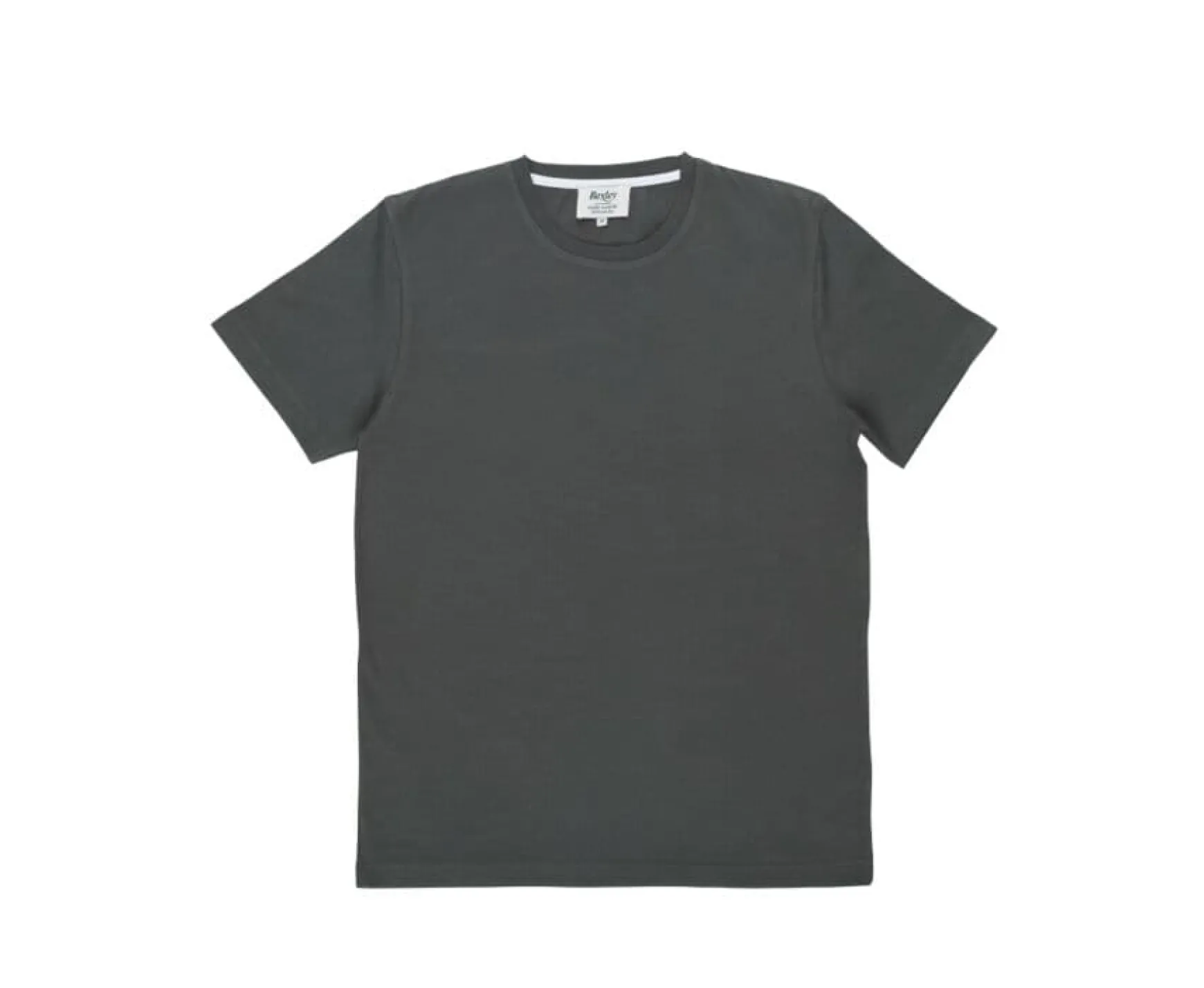 Bexley | Organic Cotton Plain T-Shirt Edgar Iii Dark Green