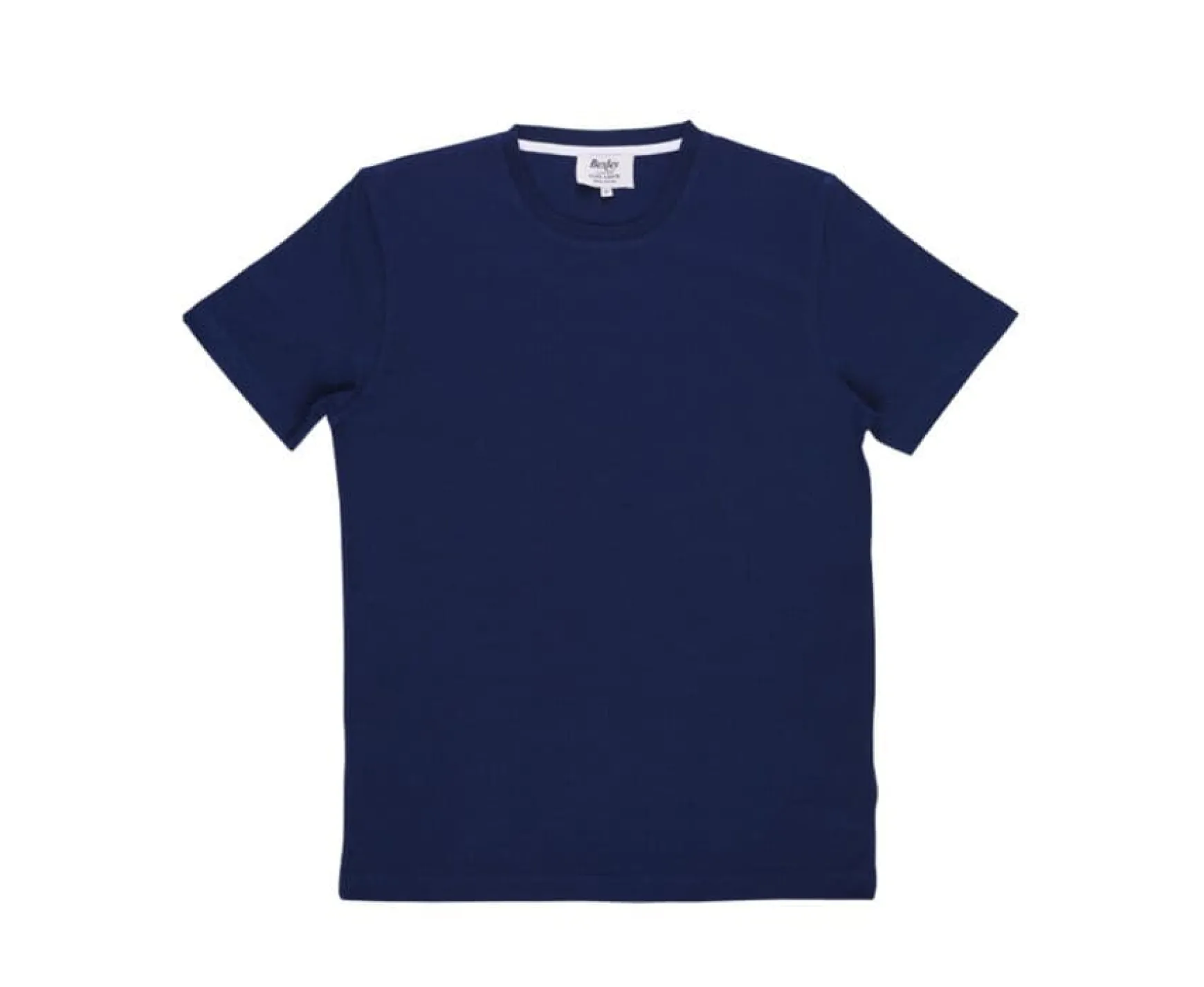 Bexley | Organic Cotton Plain T-Shirt Edgar Iii Navy