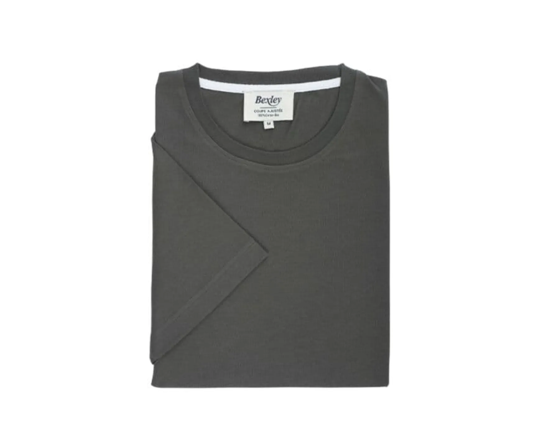 Bexley | Organic Cotton Plain T-Shirt Edgar Iii Dark Green