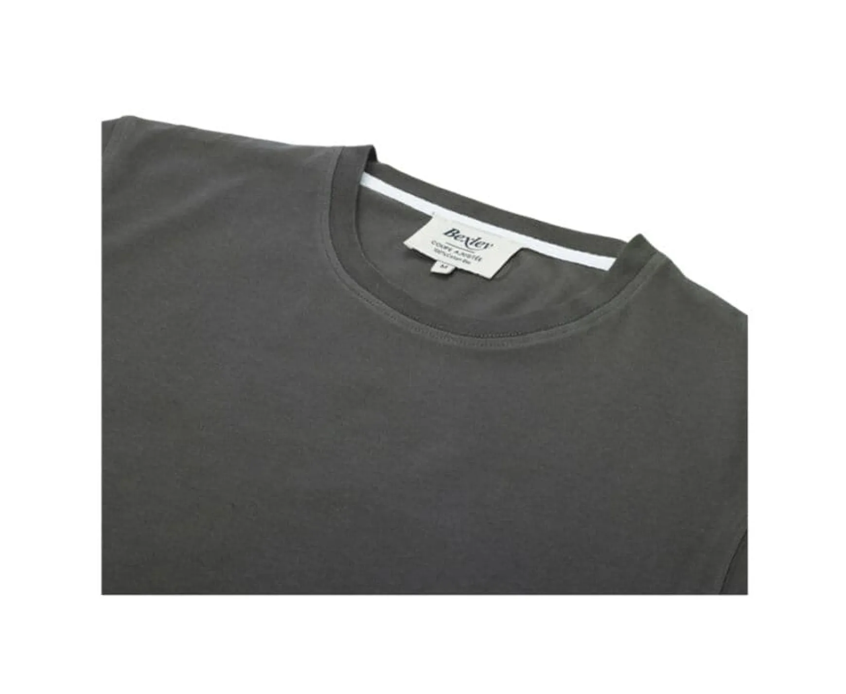 Bexley | Organic Cotton Plain T-Shirt Edgar Iii Dark Green