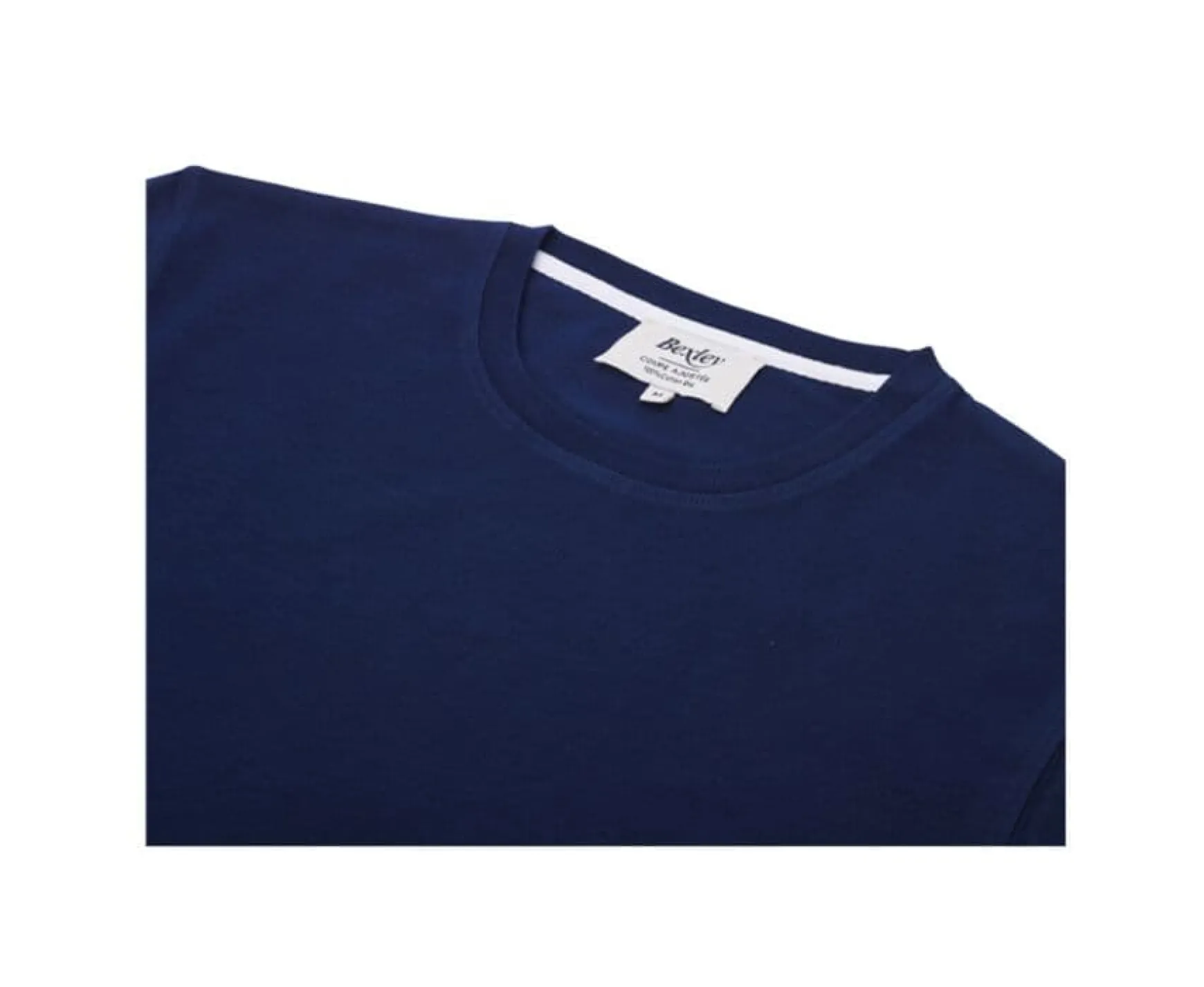 Bexley | Organic Cotton Plain T-Shirt Edgar Iii Navy