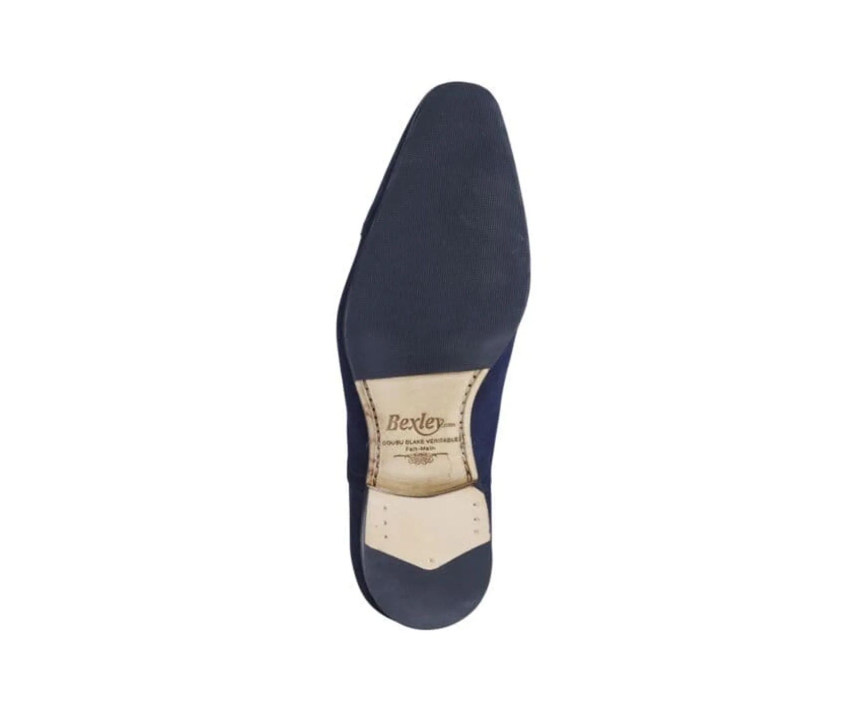 Bexley Oxford Shoes | Oxford Shoes - Leather Outsole & Rubber Pad Stresa Patin Navy Suede