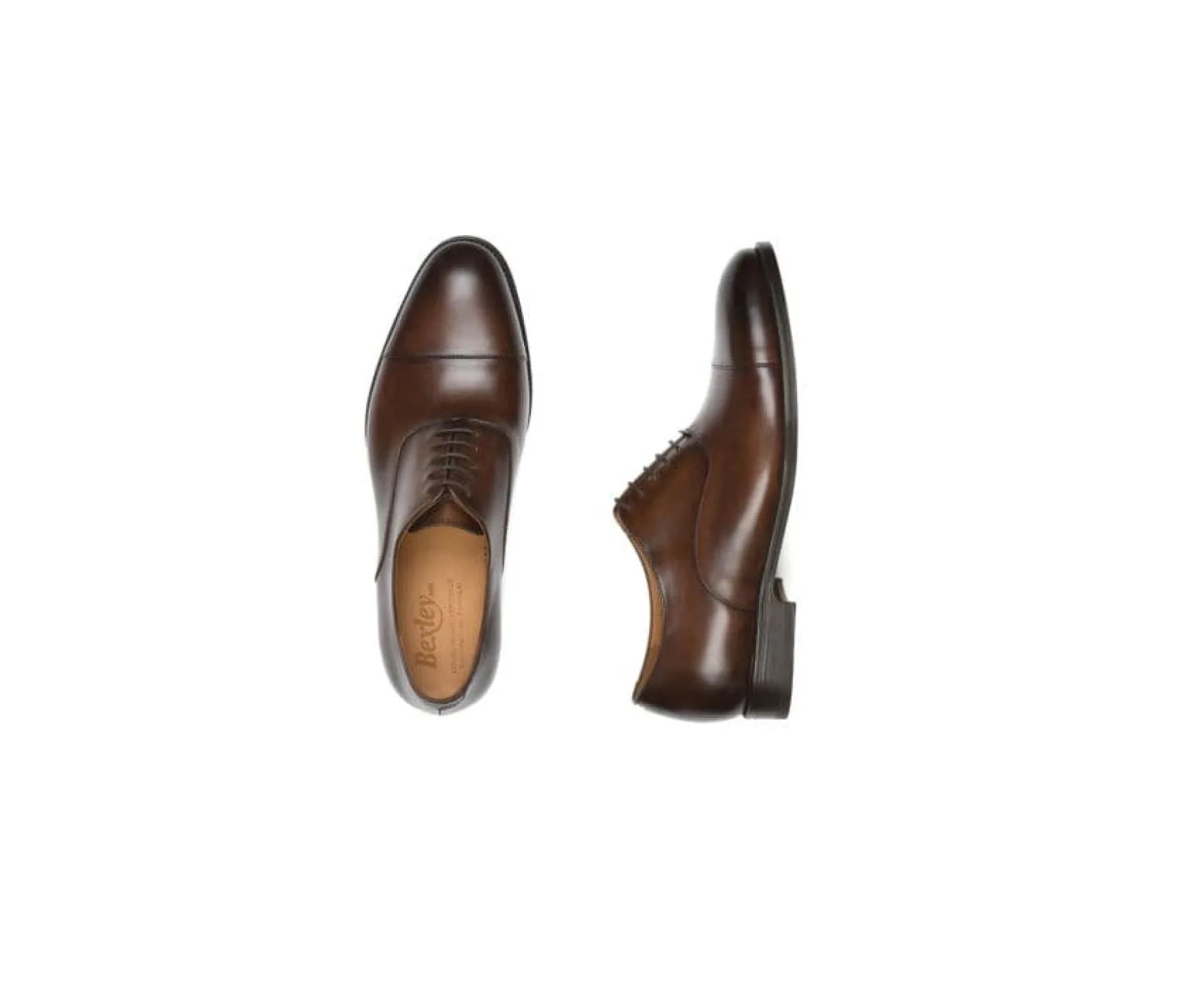Bexley Comfort Shoes | Oxford Shoes - Leather Outsole Winford Patina Chocolate