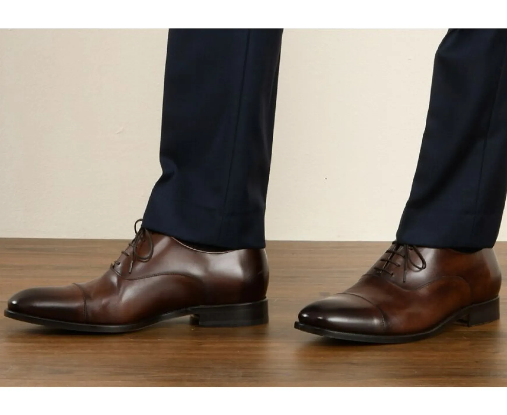 Bexley Comfort Shoes | Oxford Shoes - Leather Outsole Winford Patina Chocolate