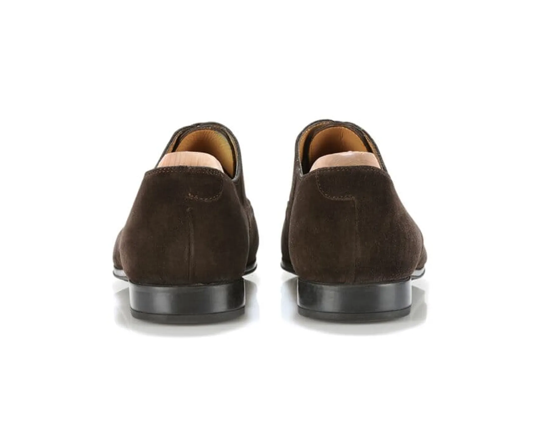 Bexley Comfort Shoes | Oxford Shoes - Rubber Outsole Lennox Gomme Urban Bitter Chocolate Suede