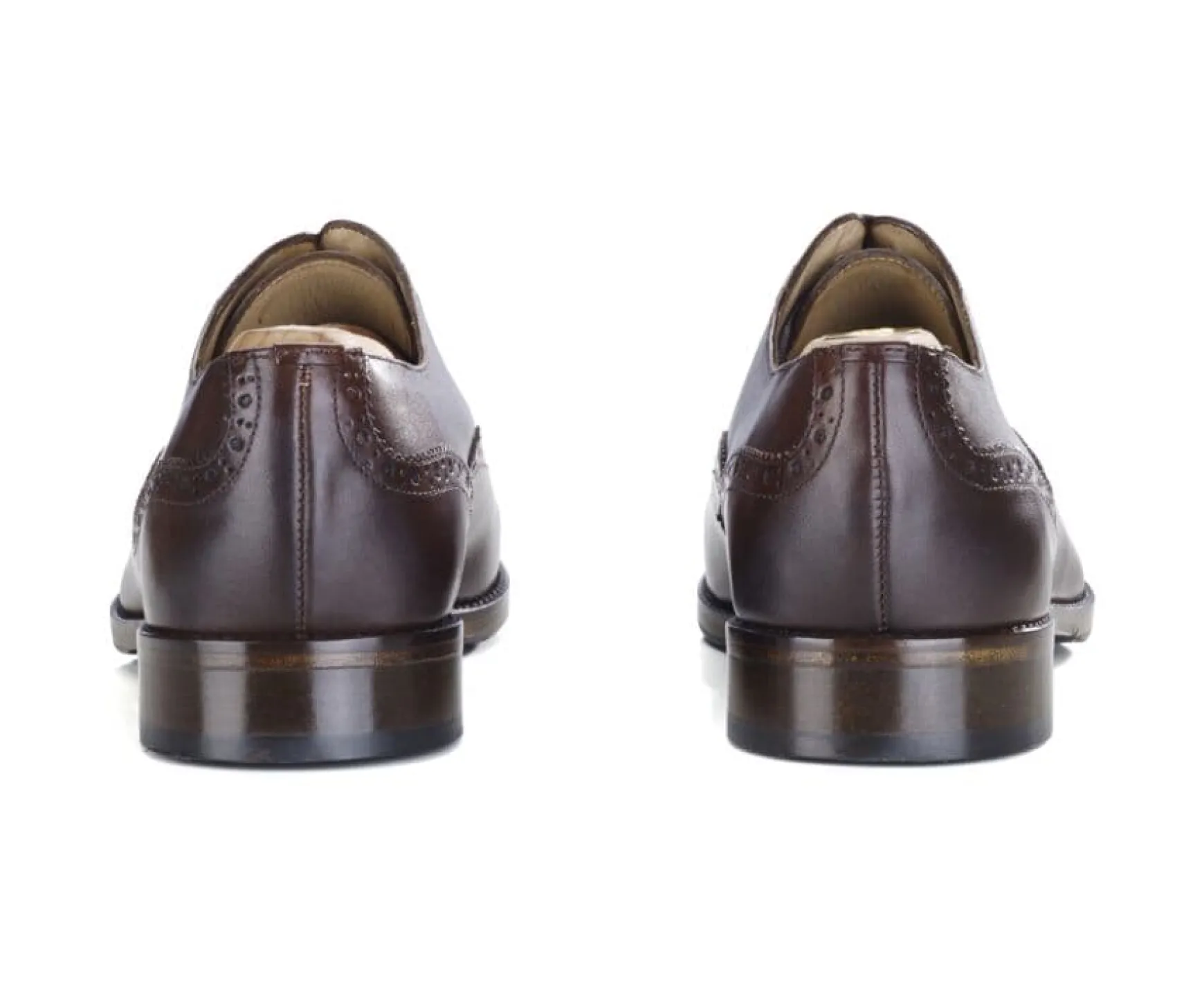 Bexley Oxford Shoes | Oxford Shoes - Rubber Pad - Hilcott Patin | Patina Chocolate