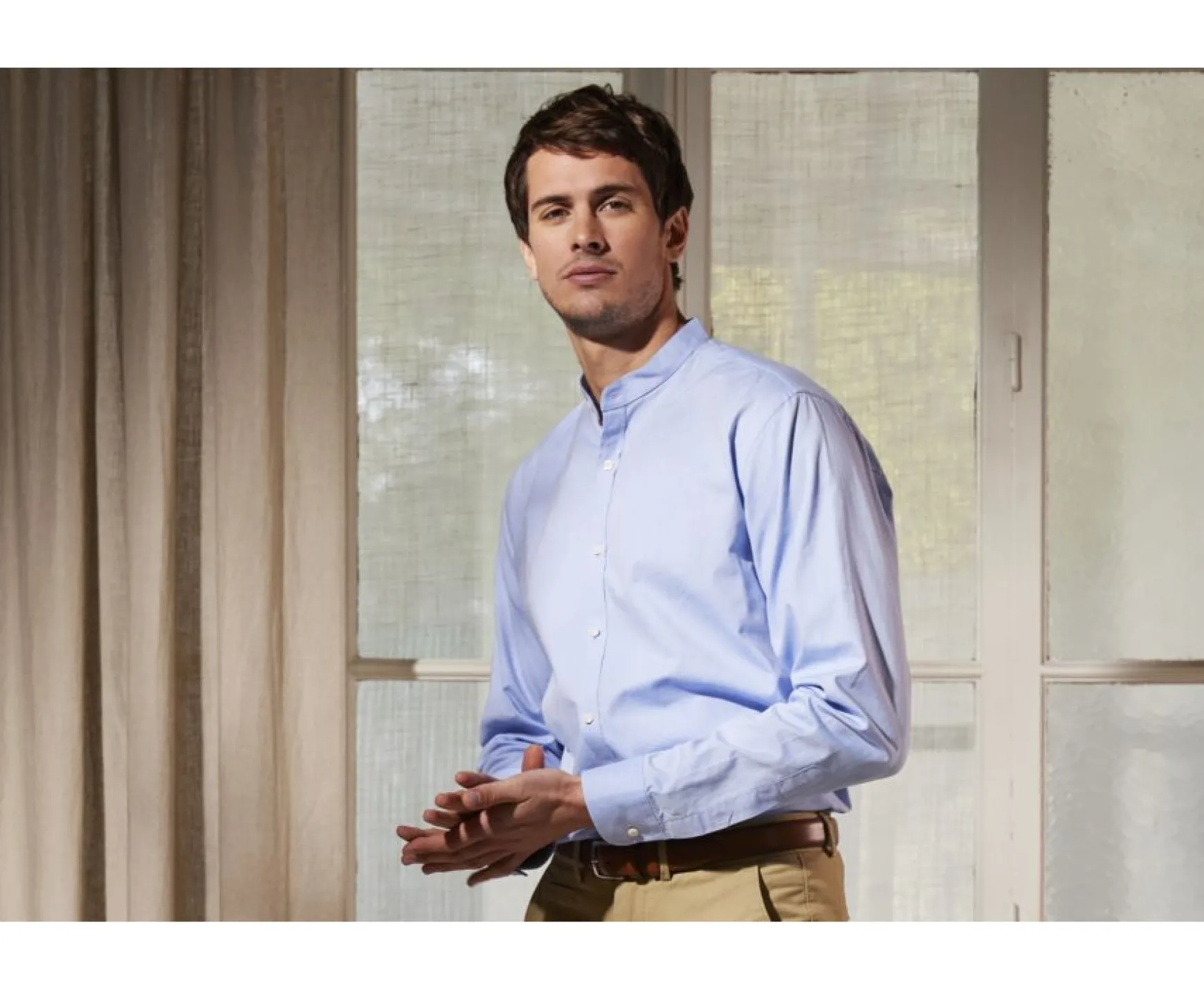 Bexley | Paint Oxford Shirt Herold Blue Sky