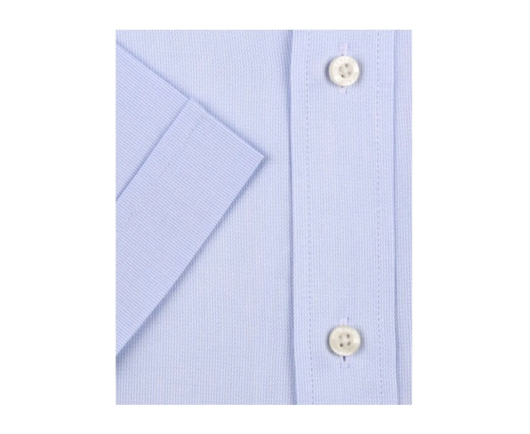 Bexley | Pale Blue Cotton Shirt - American Collar Patrick Mc White