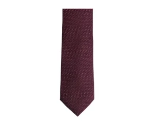 Bexley | Silk Tie Burgundy And White