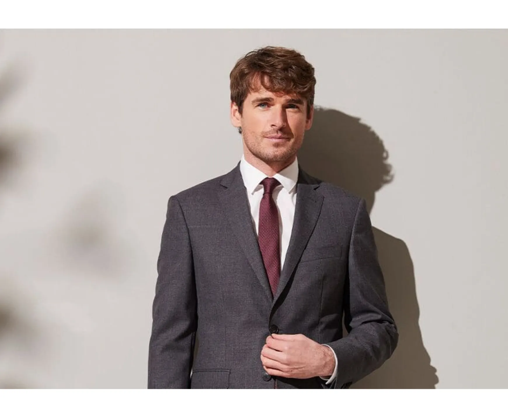 Bexley | Silk Tie Burgundy And White