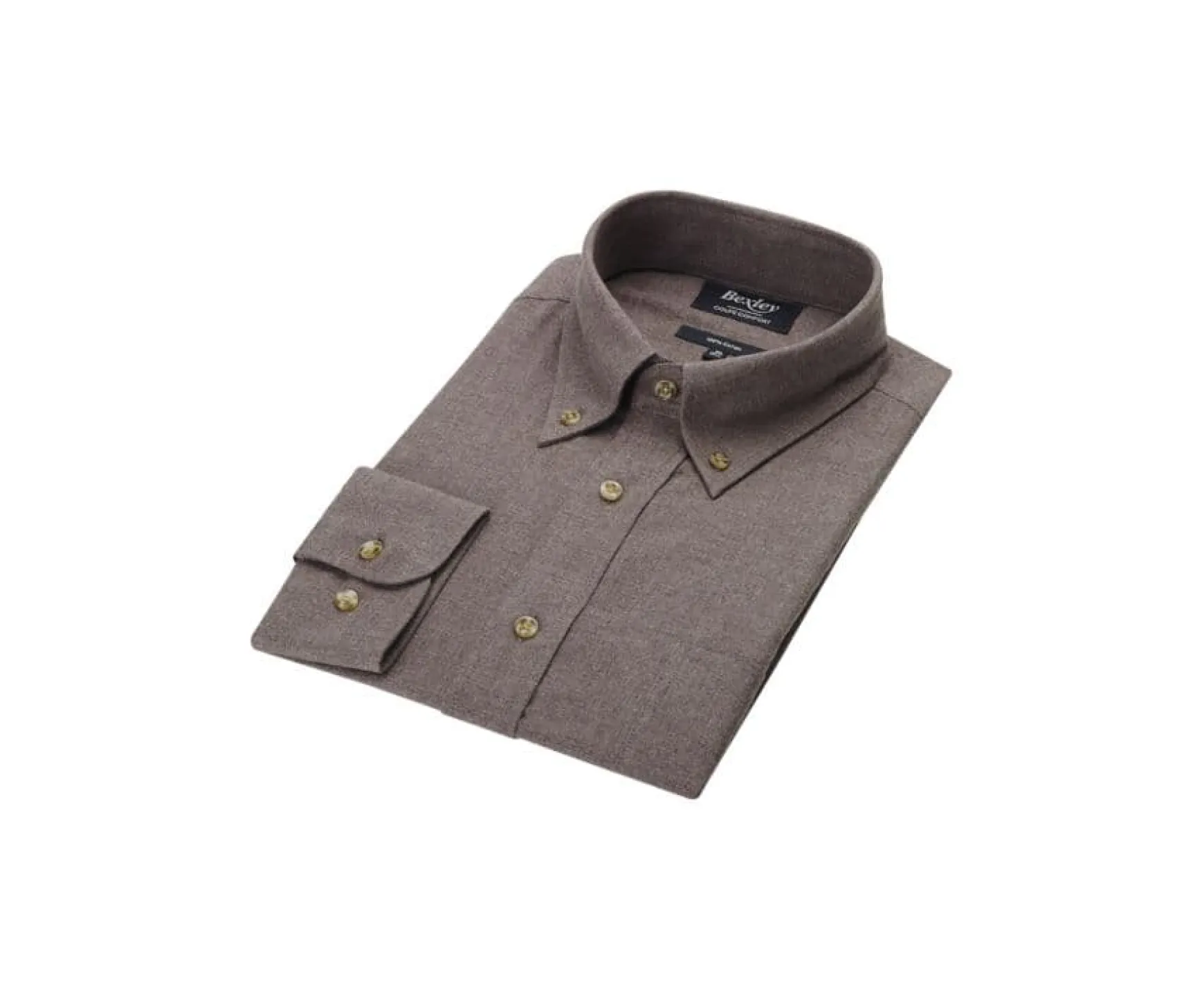 Bexley | Taupe Flannel Shirt - Ander | Light Taupe