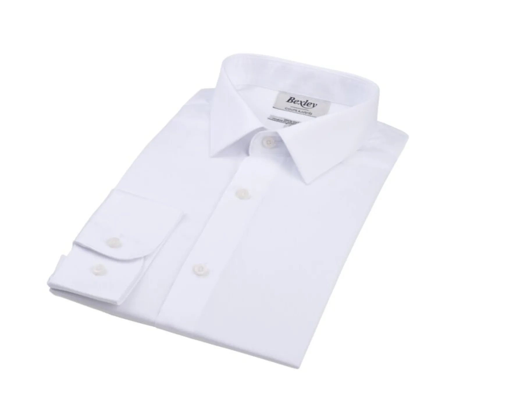 Bexley | Twill Cotton Shirt Caubert White