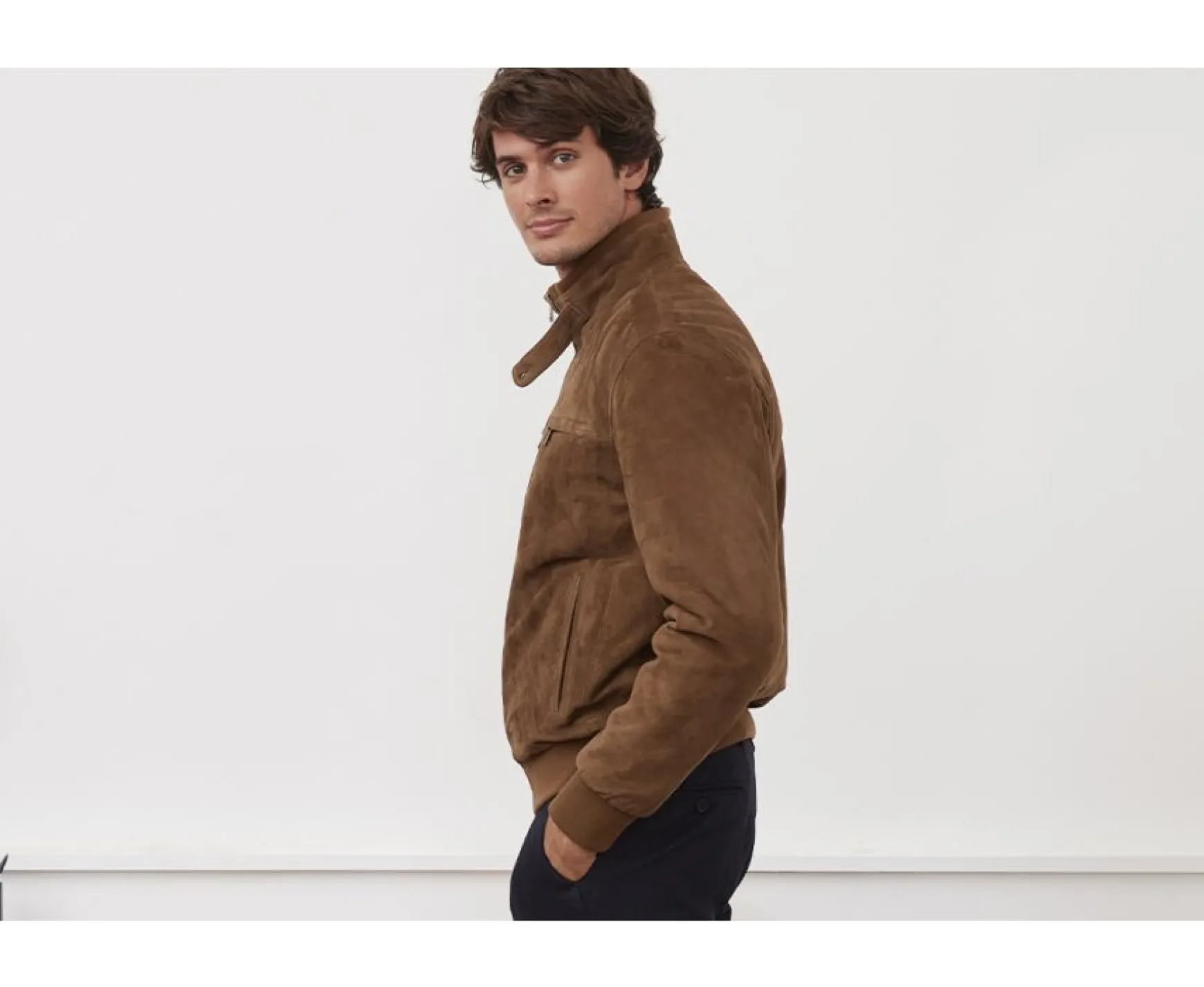 Bexley | Velvet Leather Jacket Cayden Tobacco