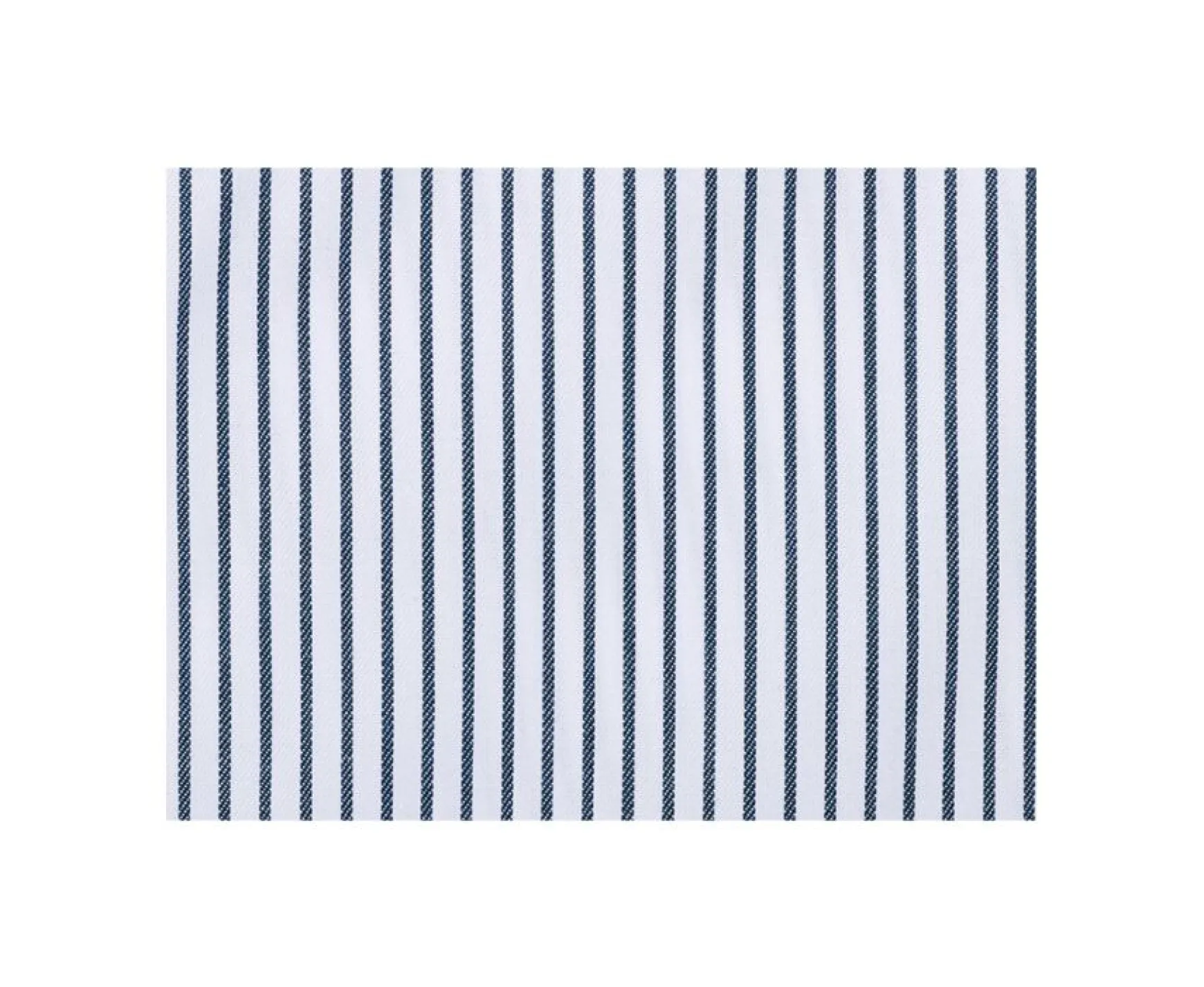 Bexley | White Shirt With Dark Green Stripes And Chest Pocket - Broderick | White & Dark Green