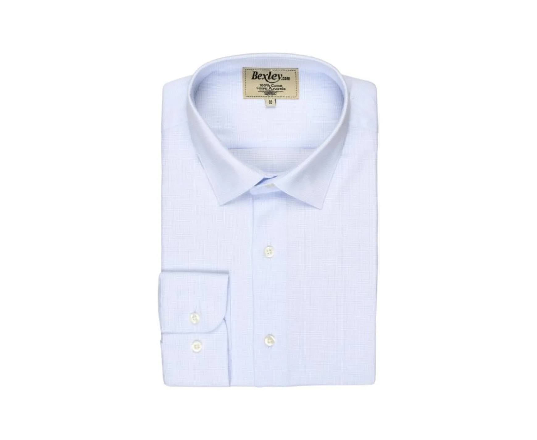 Bexley | Woven Poplin Cotton Shirt Fiacre White